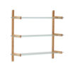 Kave Home Wandrek Sitra Eikenhout en glas