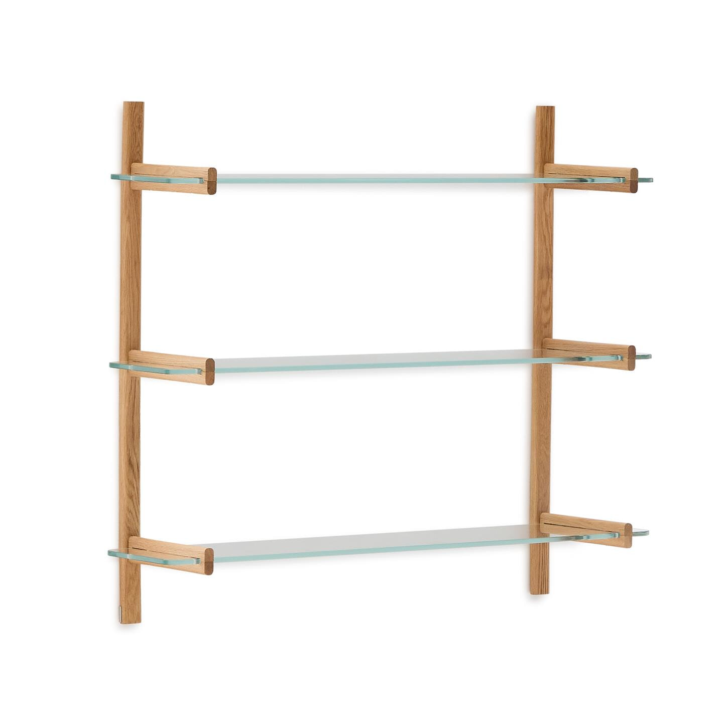 Kave Home Wandrek Sitra Eikenhout en glas