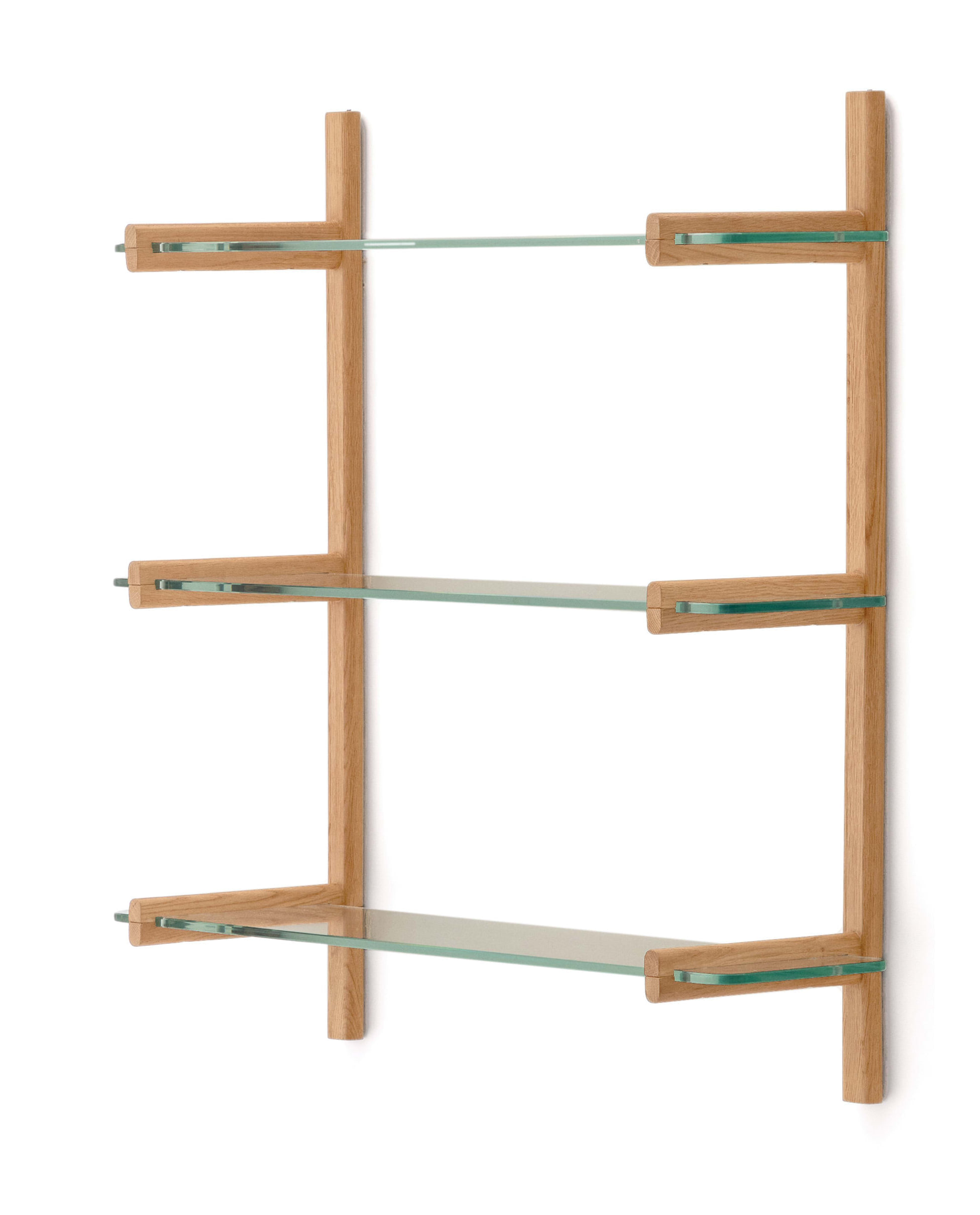 Kave Home Wandrek Sitra Eikenhout en glas