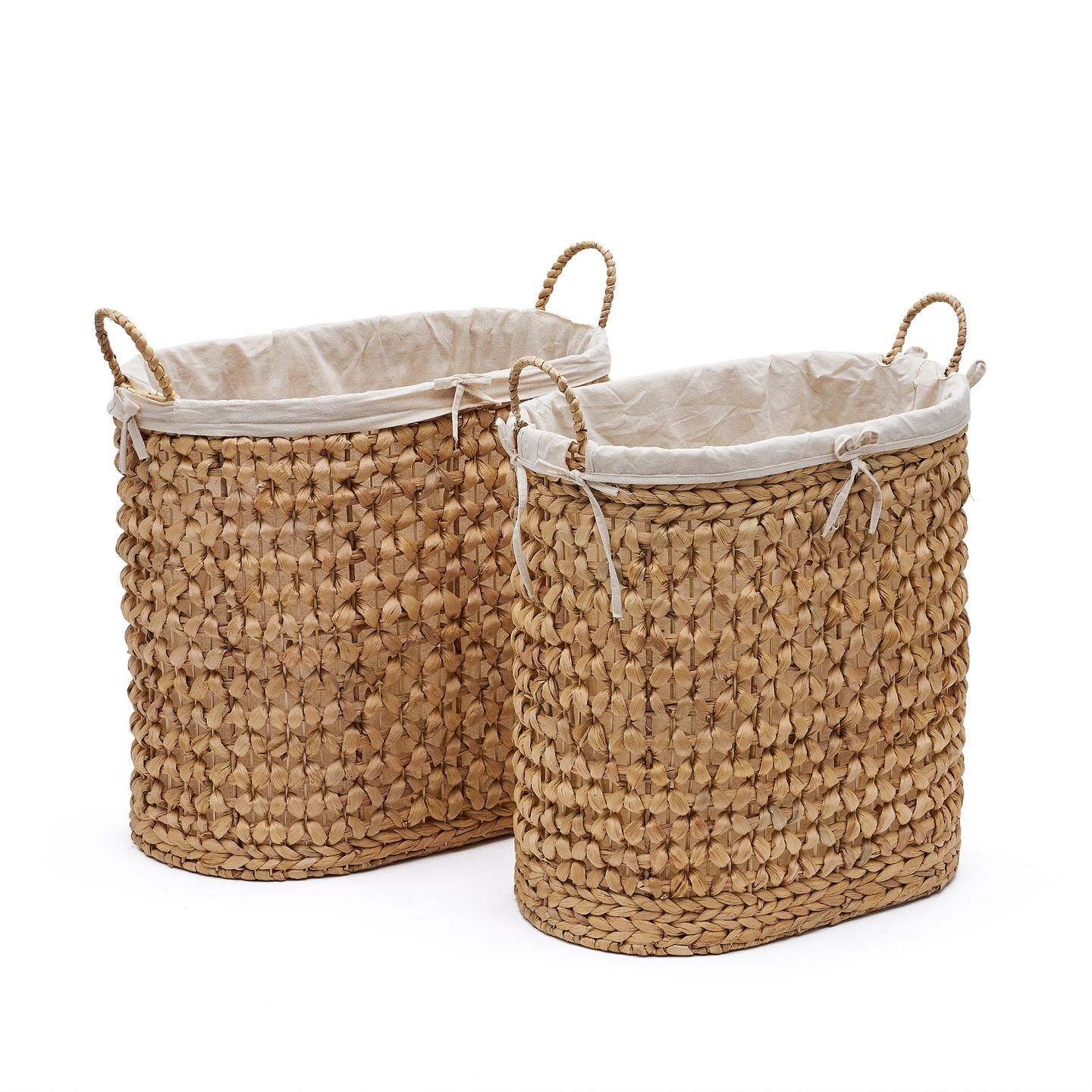 Kave Home Wasmand Tressa Natuurvezel