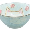 Kawaii Kat Blauwe Kom - 500ml 15.3 x 3cm | Tokyo Design Studio