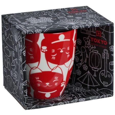 Kawaii Lucky Cat Mok - Tokyo Design Studio - 380ml - 8.5x10.2cm | Tokyo Design Studio