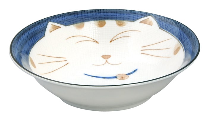 Kawaii Porseleinen Kom - Blauwe Kom - 450ml 16.5cm | Tokyo Design Studio