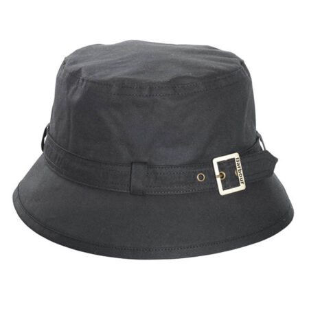 Kelso Wax Belted Zwart | Barbour