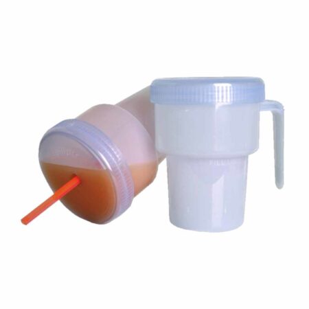 Kennedy anti-lek drinkbeker | Met handvat | Inhoud: 200 ml | Voor warme en koude vloeistof | PR65025 | ThuiszorgwinkelXL