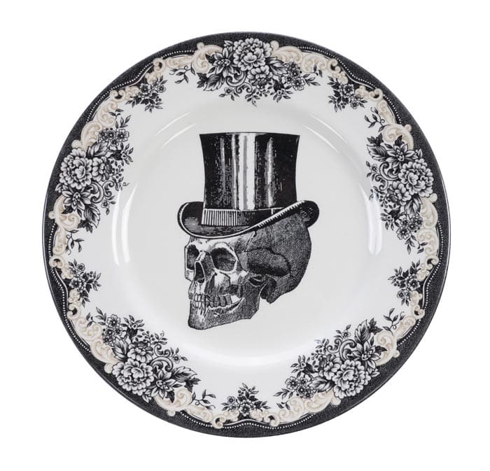 Keramisch Bord Skull Design - Royal Stafford - 28 x 2