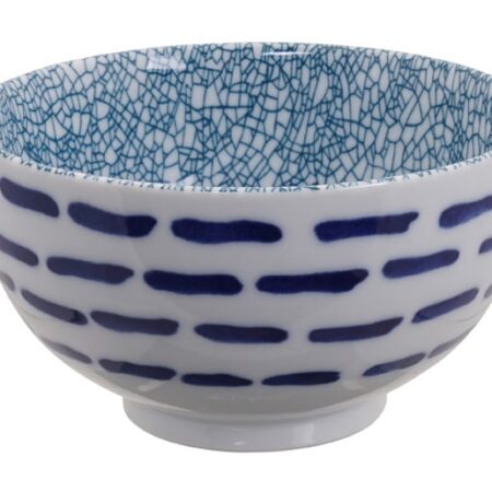 Keramische Blauw-Witte Kom - Mixed Bowls - 500ml - 13.2 x 7.4cm | Tokyo Design Studio