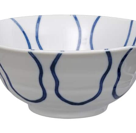 Keramische Blauw-Witte Kom - Mixed Bowls - 500ml - 15 x 7cm | Tokyo Design Studio