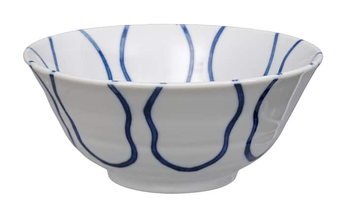 Keramische Blauw-Witte Kom - Mixed Bowls - 500ml - 15 x 7cm | Tokyo Design Studio