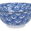 Keramische Kom Blauw/Wit - 450ml - 15x6x8cm | Tokyo Design Studio