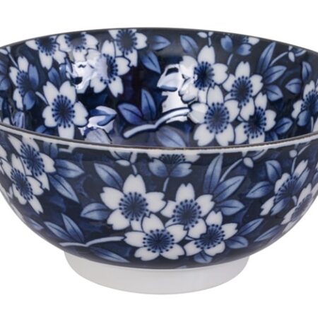 Keramische Kom Blauw/Wit - Mixed Bowls - 500ml - 14.8 x 7cm | Tokyo Design Studio