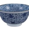Keramische Kom Blauw/Witte Bloemenpatroon - Mixed Bowls - 12.7 x 6.8cm - 400ml | Tokyo Design Studio