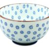 Keramische Kom - Blauwe Witte Keramische Kom - 500ml 12.7x7.5cm | Tokyo Design Studio