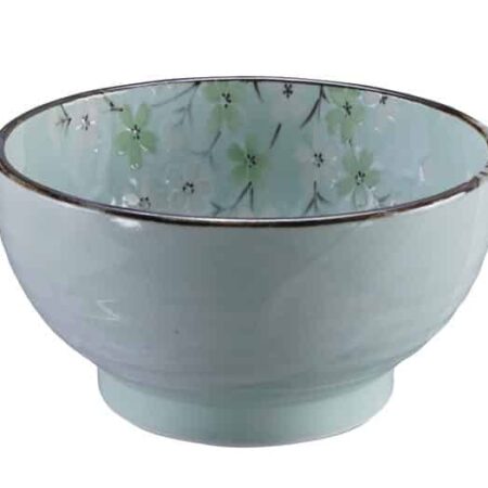 Keramische Kom - Green Cosmos - Mintgroen 17 x 9cm 1000ml | Tokyo Design Studio