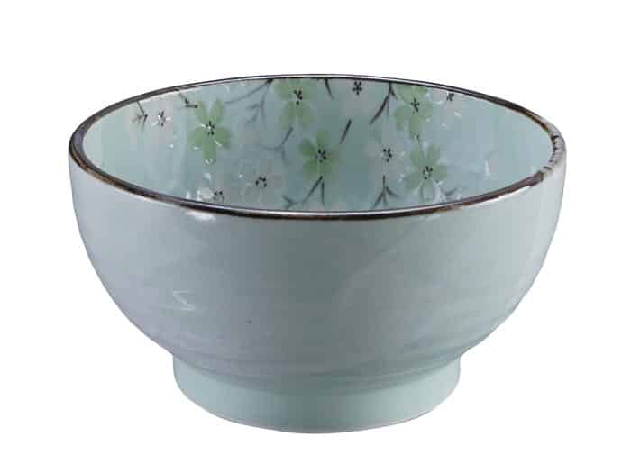 Keramische Kom - Green Cosmos - Mintgroen 17 x 9cm 1000ml | Tokyo Design Studio