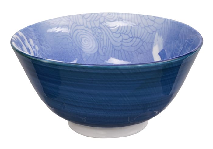 Keramische Kom met Kraanvogel Design - Mixed Bowls - 12.7 x 6.35 cm | Tokyo Design Studio