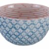 Keramische Mengkom - Tokyo Design Studio - Blauw/Roze - 750ml - 15x8