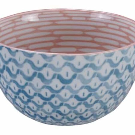 Keramische Mengkom - Tokyo Design Studio - Blauw/Roze - 750ml - 15x8