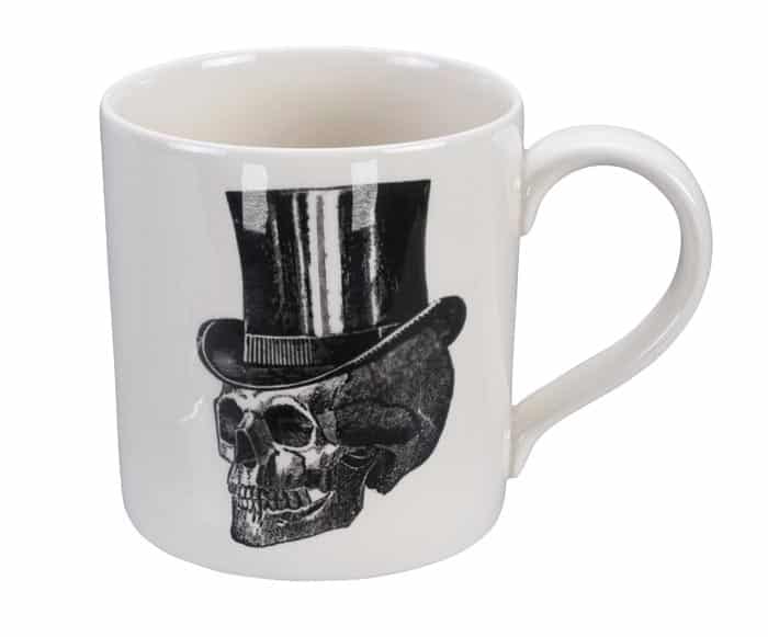 Keramische Mok met Schedeldesign - Royal Stafford Skull Collectie - 400ml - 9 x 9
