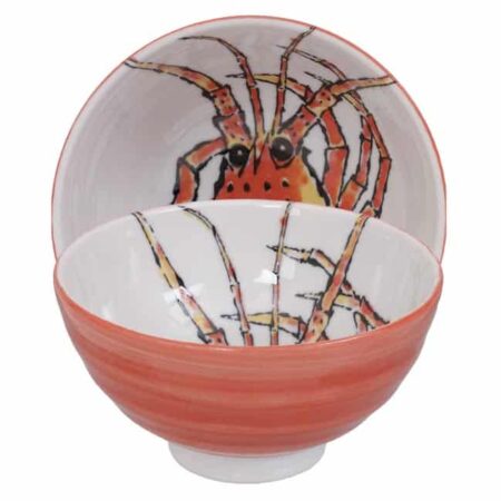 Keramische Rijstkom - Tokyo Design Studio - Seafood - 300ml - 11.2 x 7.2cm | Tokyo Design Studio