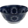 Keramische kom - Tokyo Design Studio - Flower Blue - 550ml 14.8x6.8cm | Tokyo Design Studio