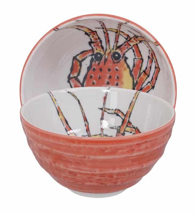 Keramische noodlekom - Tokyo Design Studio - Eclectic Seafood - 950 ml - 15.8x8.1cm | Tokyo Design Studio