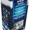 Kerst kunstsneeuw 150ml en sjabloon |