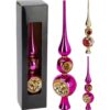 Kerst piek 30cm glas 2 assorti | Home & Styling