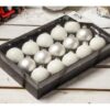 Kerstbal 45mm 15 Stuks Wit |