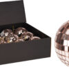 Kerstbal Spiegelbal 8cm rose goud | Home & Styling