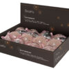 Kerstballen mix kunststof 8cm 12st roze | Decoris