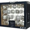 Kerstballenset glas mix zilver42 st. | Decoris