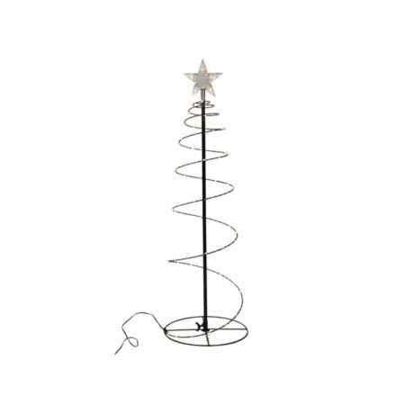 Kerstboom Spiraal 140cm 300 goudled |