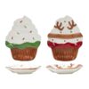 Kerstbord cupcake 18x13