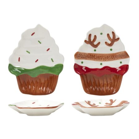 Kerstbord cupcake 18x13
