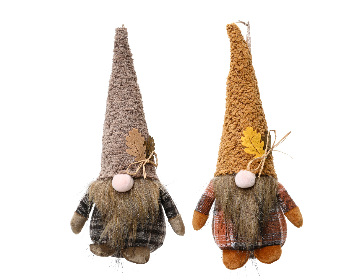 Kersthanger Gnoom polyester 15cm | Decoris