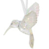 Kersthanger Kolibrie kunststof 10cm iris | Decoris