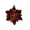 Kersthanger Poinsettia kunststof rood | Decoris