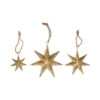 Kersthanger Ster 3-delig goud | HBX natural living