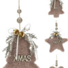 Kersthanger XMAS 12cm bruin | Home & Styling