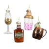 Kersthanger drankfles glas Ø8