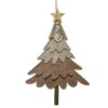 Kersthanger everlands kunstkerstboom vilt 24cm | Decoris