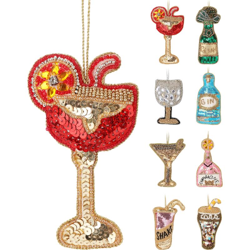 Kersthanger figuren dranken 10cm | Home & Styling