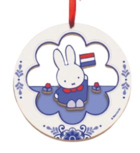 Kersthanger hout Nijntje souvenir Ø7