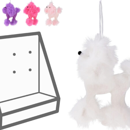 Kersthanger pluchen Poedel 12cm | Home & Styling