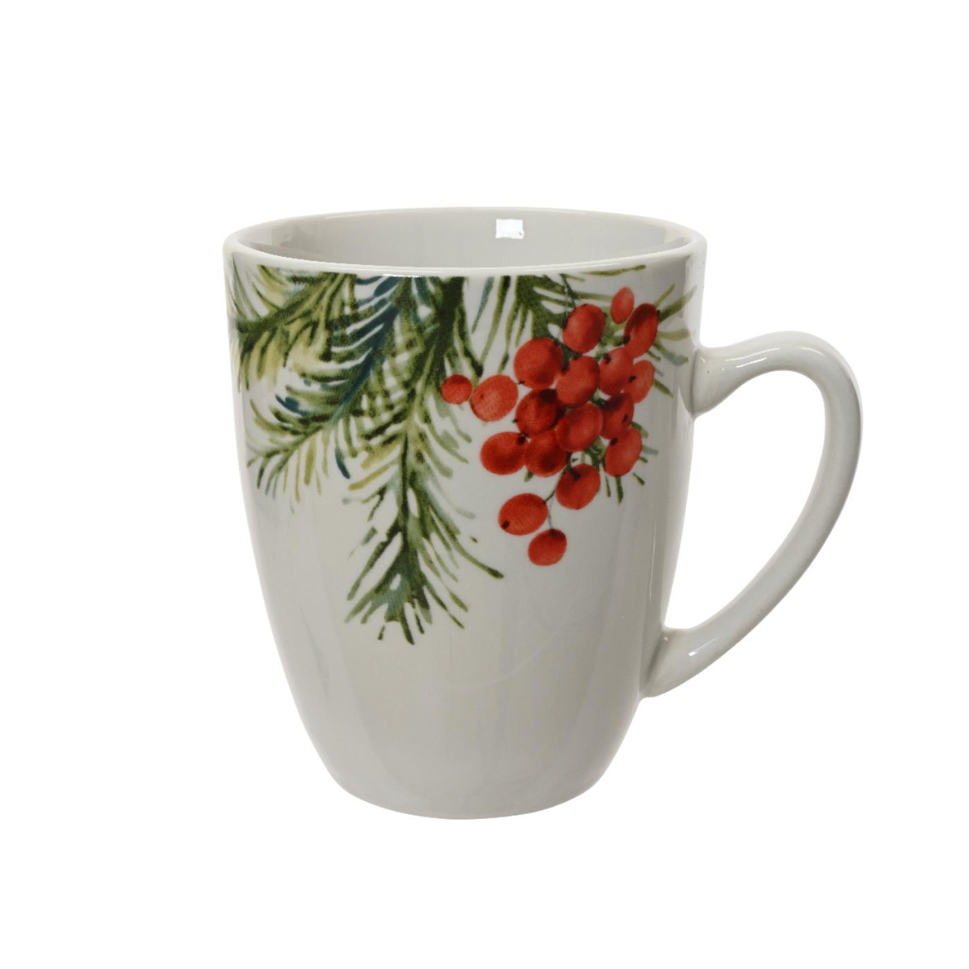 Kerstmok porselein Ø8