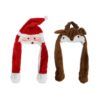 Kerstmuts rendier/kerstman bewegend 30cm | Svenska Living