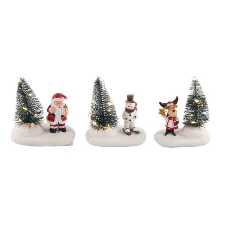 Kerstscene everlands kunstkerstboom LED 10