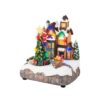 Kerstscene everlands kunstkerstboom LED 16x19x22cm | Lumineo