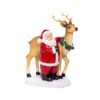 Kerstscene kerstman LED 12x19x26cm | Lumineo